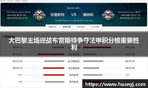 大巴黎主场迎战布雷斯特争夺法甲积分榜重要胜利